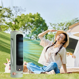USB Tower Desk Fan – 3 Speed Settings, Quiet Motor & Compact 32.8cm Design