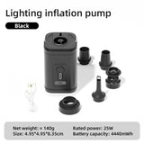 Electric Air Pump – USB Rechargeable, 2-in-1 Inflate & Deflate, Multiple Nozzles