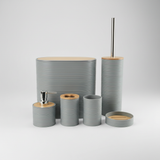 6-Piece Bathroom Accessory Set - Bamborao