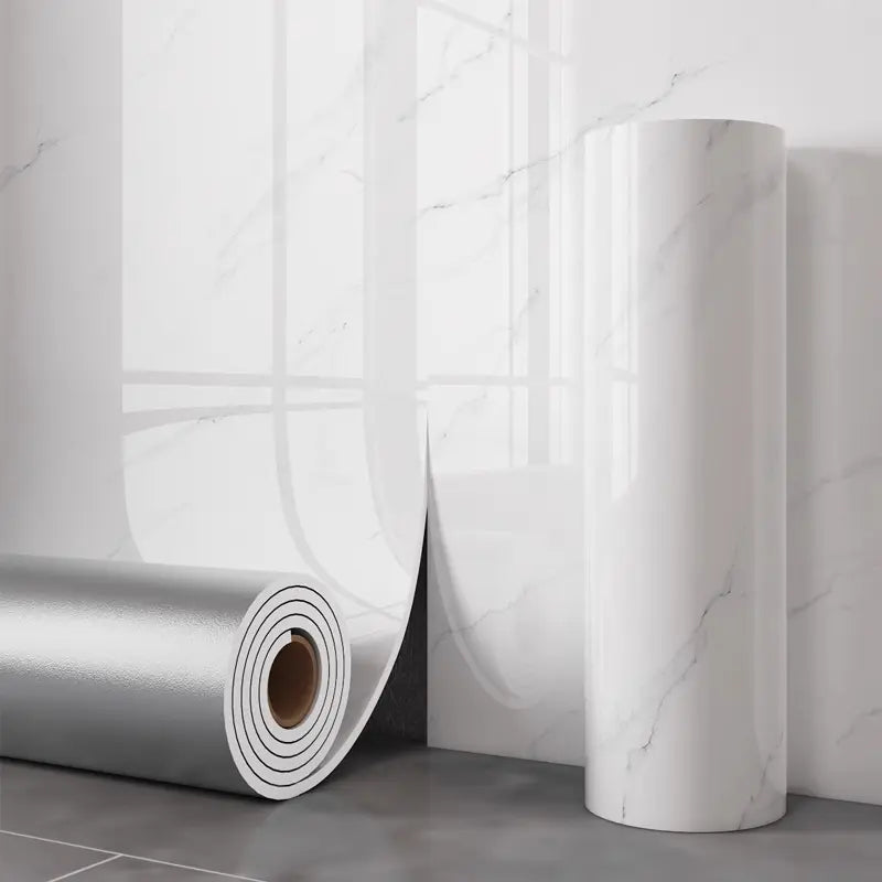 Selbstklebende Marmor-Dekorfolie – Modernes Design in Minuten | 40x300 cm | Einfache Anwendung für Wände und Möbel