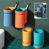 Kalsten | Wall-mounted adhesive toothbrush holder – stress-free & tidy storage