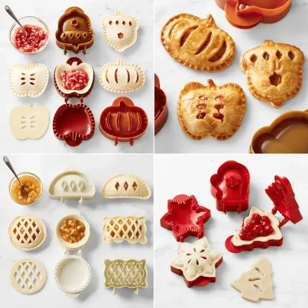 Enhanced Product Title: "Hand Pie Formen Set – Saisonale Motive für Einfaches und Kreatives Backen | Perfekt für Festlichkeiten und Anlässe" 

This title includes keywords that enhance visibility and appeal, while also emphasizing the product's versatilit