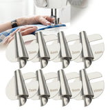 Sewing Hemmer Foot Stainless Steel Rolled Hem Tool Set