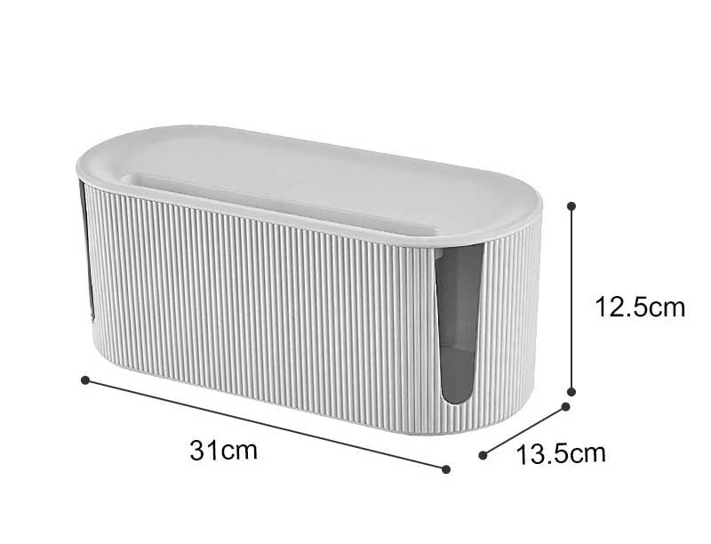 Enhanced Product Title: "Kabelbox mit Deckel – Unsichtbare Kabelorganisation & Steckdosenleisten Schutz für ein Aufgeräumtes Zuhause" 

This title includes relevant keywords while emphasizing the product's benefits, making it more appealing for Google Sho