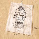 KALSTEN | VACUUM STORAGE BAGS – Hanging Vacuum Storage Bags for Clothes – Space Saving & Dustproof (Set of 3)