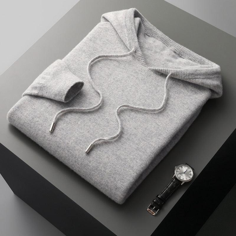 Men's Merino Wool Hoodie – Cassiano Autumn Edition