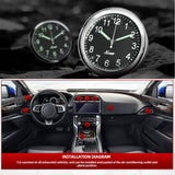 BowLift | Stick-On Car Dashboard Luminous Clock