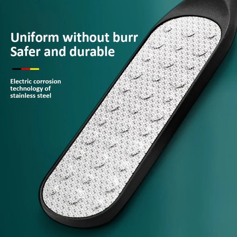 Double-Sided Foot Callus Remover – Stainless Steel, Coarse & Fine Grit