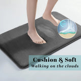 Ultra Absorbent Nordic Bath Mat Shower Room Floor Mat Super Anti-Slip Cushioned Soft Velvet Shower Mat For Washroom | Kalsten