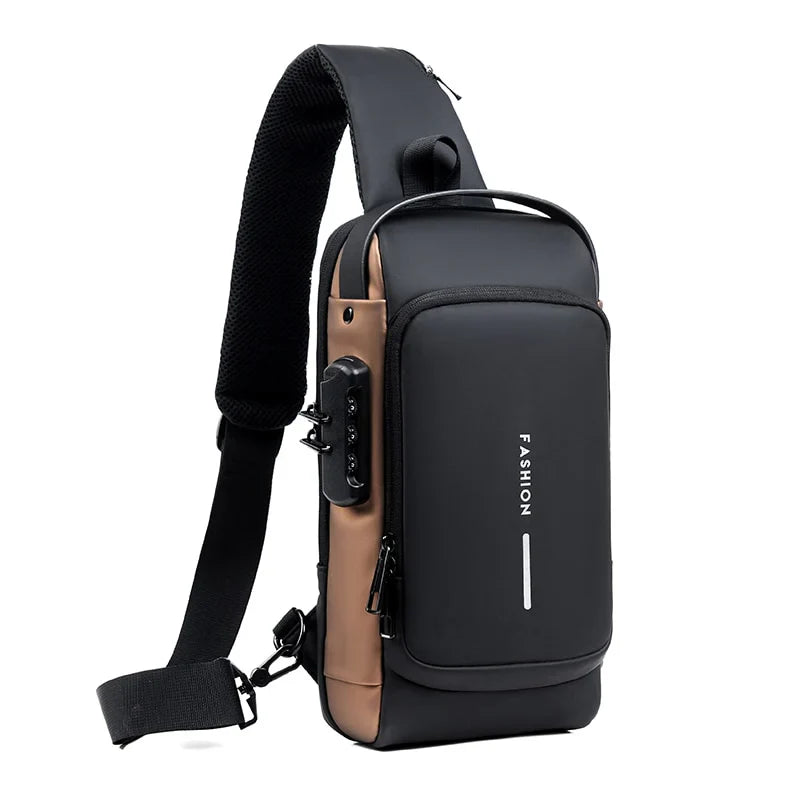 Enhanced Product Title: "Diebstahlsicherer Crossbody-Bag mit USB-Anschluss & Zahlenschloss – Ideal für Reisen und Alltag" 

This title includes relevant keywords while emphasizing the bag's security features and versatility.