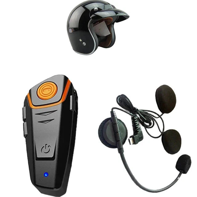 RoadLink Waterproof Bluetooth Motorcycle Intercom with FM &amp; 1000m Range