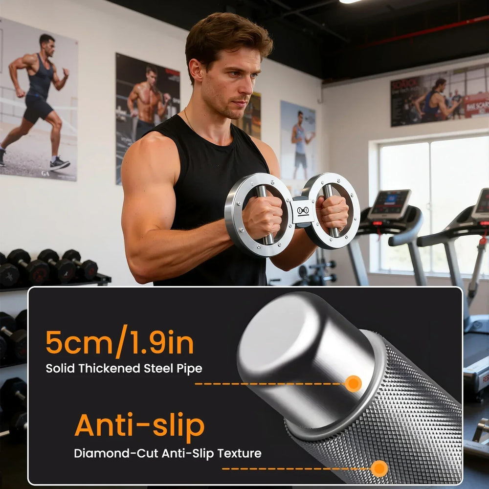 Rotational Strength Trainer – Stainless Steel, Adjustable Resistance & Full-Body
