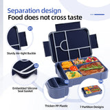 BentoMax | 1330ml Large Capacity Leak-Proof Bento Lunch Box – Microwave & Portable Food Container