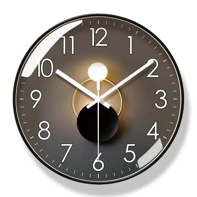 Optimized Product Title: "Leise Designer-Wanduhr - Stille Wanduhr für modernes Wohndesign | Elegante Wanddekoration" 

This title includes relevant keywords that can help improve visibility in Google Shopping while clearly describing the product's feature