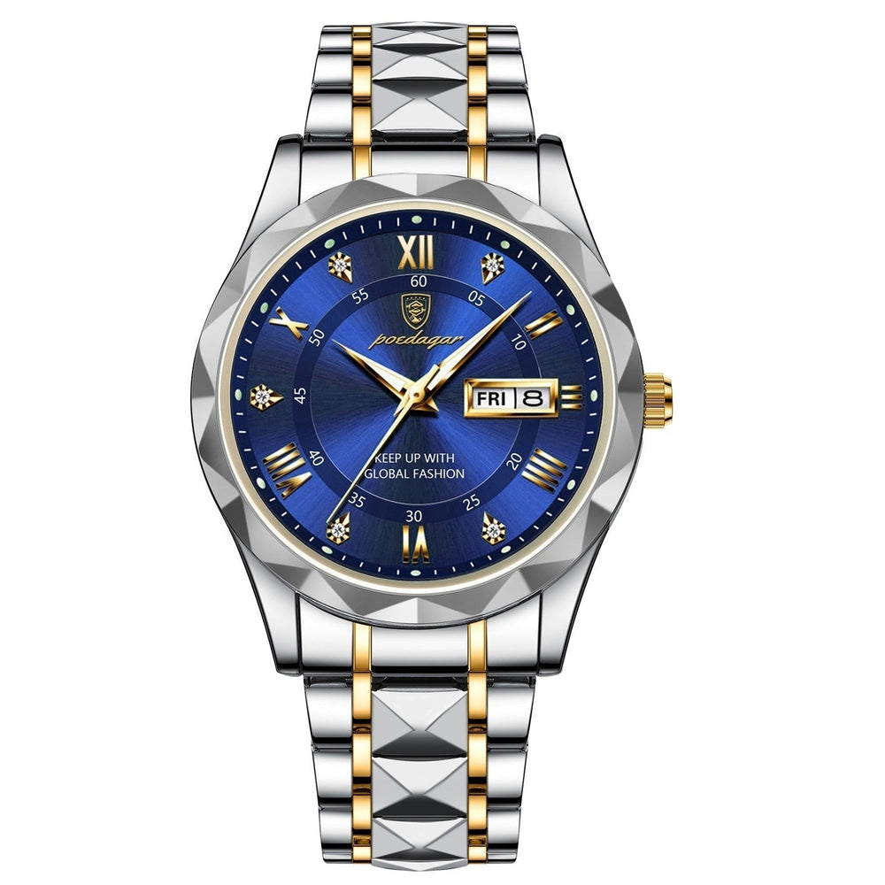 LumiSteel – Stylish Men's Stainless Steel Watch