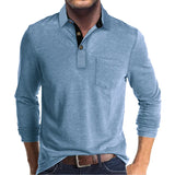 Matteo Men's Long-Sleeve Polo - Breathable & Versatile