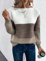 Anni Ombre Knit Sweater - Stylish Gradient Design for Women