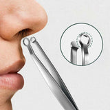 Rounded Nose Hair Scissors – Stainless Steel, Safety Tip & Travel Pouch