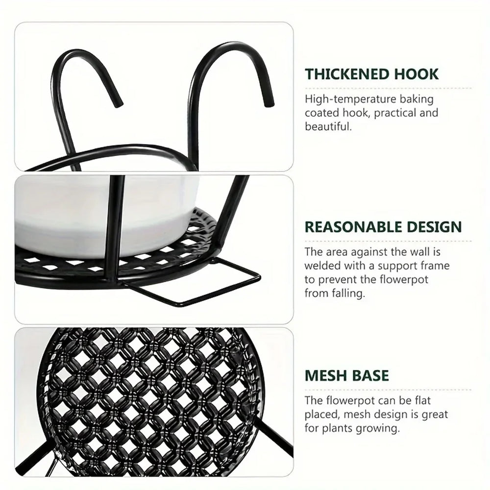 Optimized Product Title: "3er-Set Hängende Balkon-Topfhalter mit Haken – Ideal für Pflanzen und Blumen – Robuste und Wetterfeste Aufhängung" 

This title includes relevant keywords and highlights the product's features, making it more appealing for Google