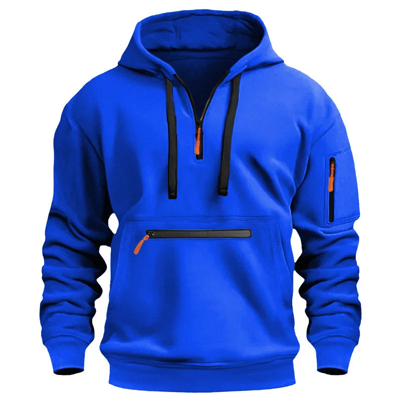 Enhanced Product Title: **AlpenNord Men's Hooded Zip-Up Sweatshirt | Cozy & Stylish Fleece Jacket for Outdoor Activities**