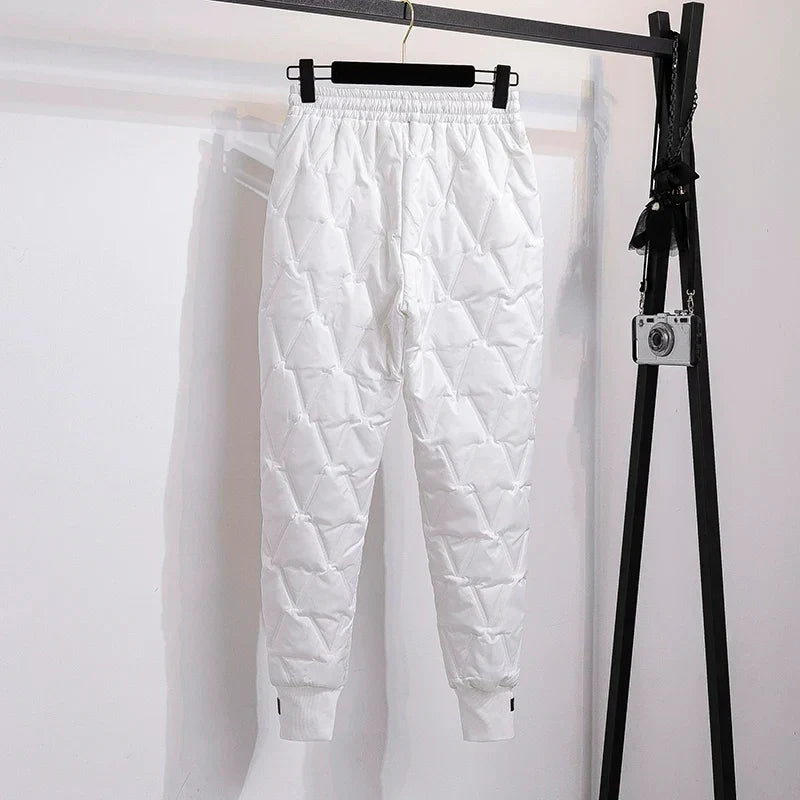Plus Size Down-Cotton Winter Pants for Ultimate Warmth - Ideal for Cold Weather Comfort