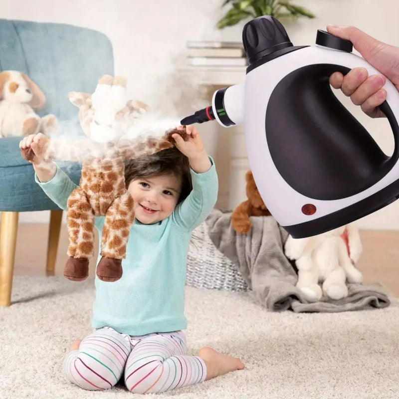 Handheld Steam Cleaner – 12 Accessories, Chemical-Free & Compact 1.87kg