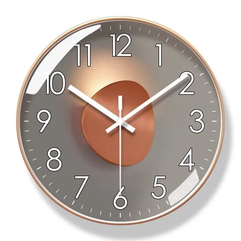 Optimized Product Title: "Leise Designer-Wanduhr - Stille Wanduhr für modernes Wohndesign | Elegante Wanddekoration" 

This title includes relevant keywords that can help improve visibility in Google Shopping while clearly describing the product's feature