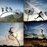 BowLift | Fairy Garden Sculpture | Detailed Metal Decor for Outdoors