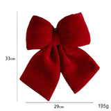 Red Velvet Christmas Ribbon – Elegant Wired Ribbon for Tree and Gifts