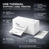 Shipping Label Printer USB Thermal 4x6 Desktop Barcode Printer