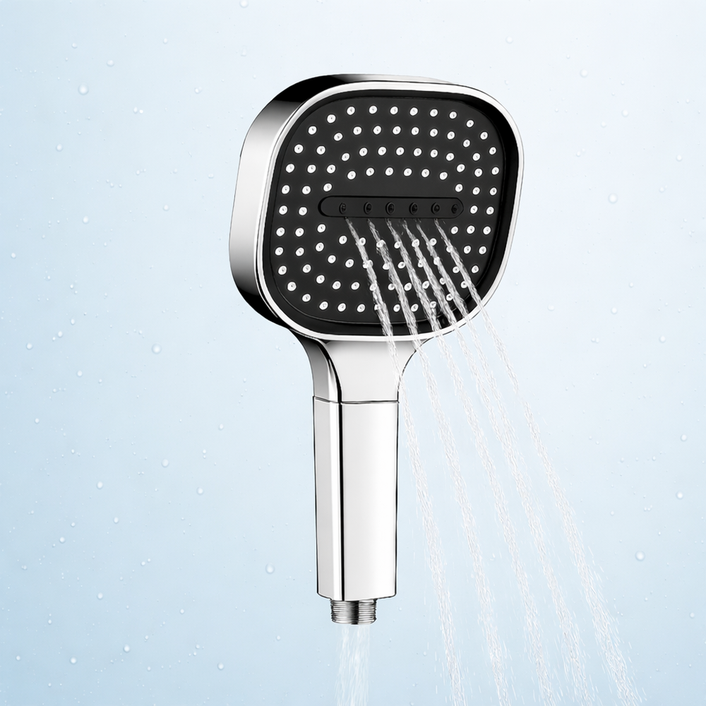 Shower Head High Pressure Filter Turbo Boost Adjustable Spray