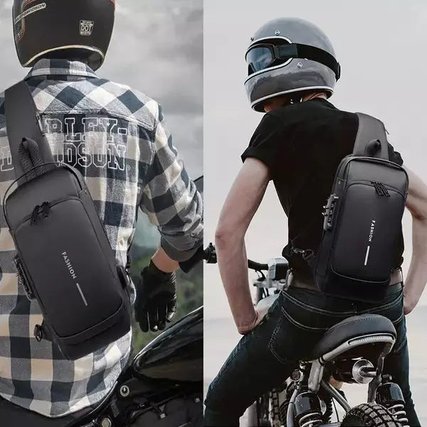Optimized Product Title: "Sicherheits-Rucksack – Schnittfest, Diebstahlschutz & USB-Ladeanschluss für Unterwegs" 

This title includes keywords that enhance searchability while clearly conveying the product's features and benefits.