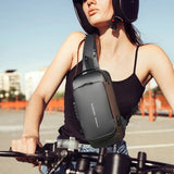 Optimized Product Title: "Sicherheits-Rucksack – Schnittfest, Diebstahlschutz & USB-Ladeanschluss für Unterwegs" 

This title includes keywords that enhance searchability while clearly conveying the product's features and benefits.