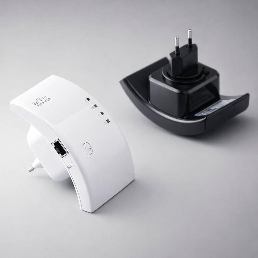 WiFi Range Extender – 300Mbps, Plug & Play & WPA2 Security