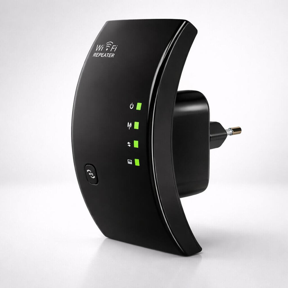 WiFi Range Extender – 300Mbps, Plug & Play & WPA2 Security