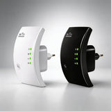 WiFi Range Extender – 300Mbps, Plug & Play & WPA2 Security