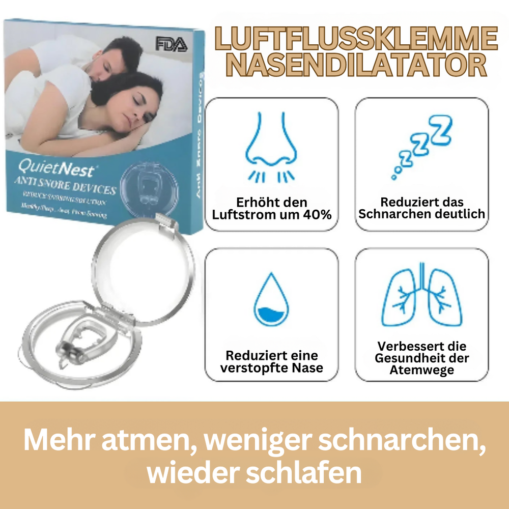 SilentBreathe – Anti-Snore Nose Clip