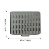 Enhanced Product Title: **Flexible Silicone Drying Mat – Heat-Resistant, BPA-Free, Non-Slip Design for Kitchen Use**