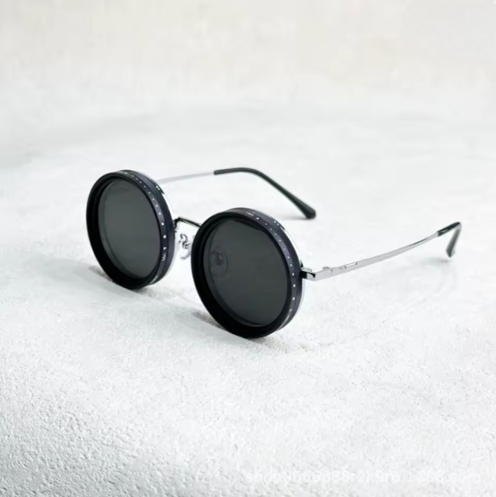 Retro Round Sunglasses – Unisex, UV400 Protection, Lightweight 150g