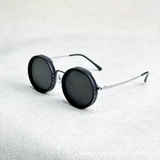 Retro Round Sunglasses – Unisex, UV400 Protection, Lightweight 150g