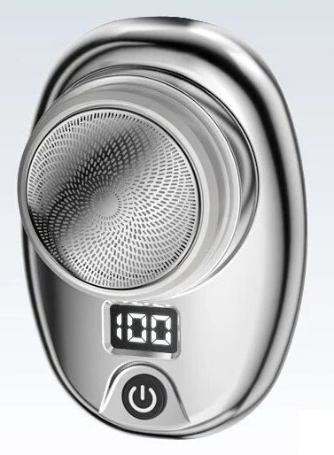 Mini Electric Shaver – USB-C Rechargeable, IPX7 Waterproof, 6-Blade, LED Display