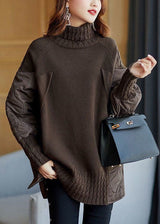 Enhanced Product Title: Hailey™ - Stylish Patchwork Turtleneck Sweater for Effortless Chic Look 

This title includes keywords that are likely to attract more clicks while maintaining clarity about the product.