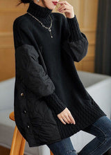 Enhanced Product Title: Hailey™ - Stylish Patchwork Turtleneck Sweater for Effortless Chic Look 

This title includes keywords that are likely to attract more clicks while maintaining clarity about the product.