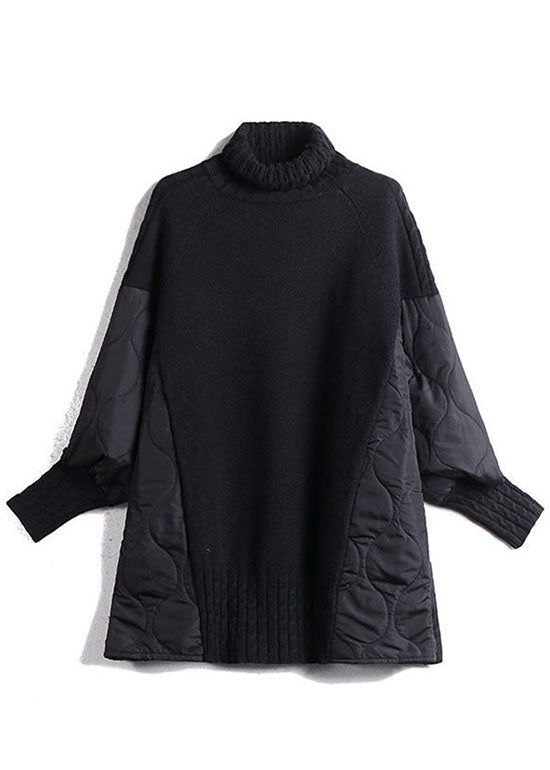 Enhanced Product Title: Hailey™ - Stylish Patchwork Turtleneck Sweater for Effortless Chic Look 

This title includes keywords that are likely to attract more clicks while maintaining clarity about the product.