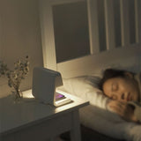 Enhanced Product Title: **Kabellose Nachttischlampe mit integriertem Wecker und Ladefunktion - Stilvolle Tischleuchte für Schlafzimmer** 

This title includes relevant keywords while also providing a clear description of the product's features, making it