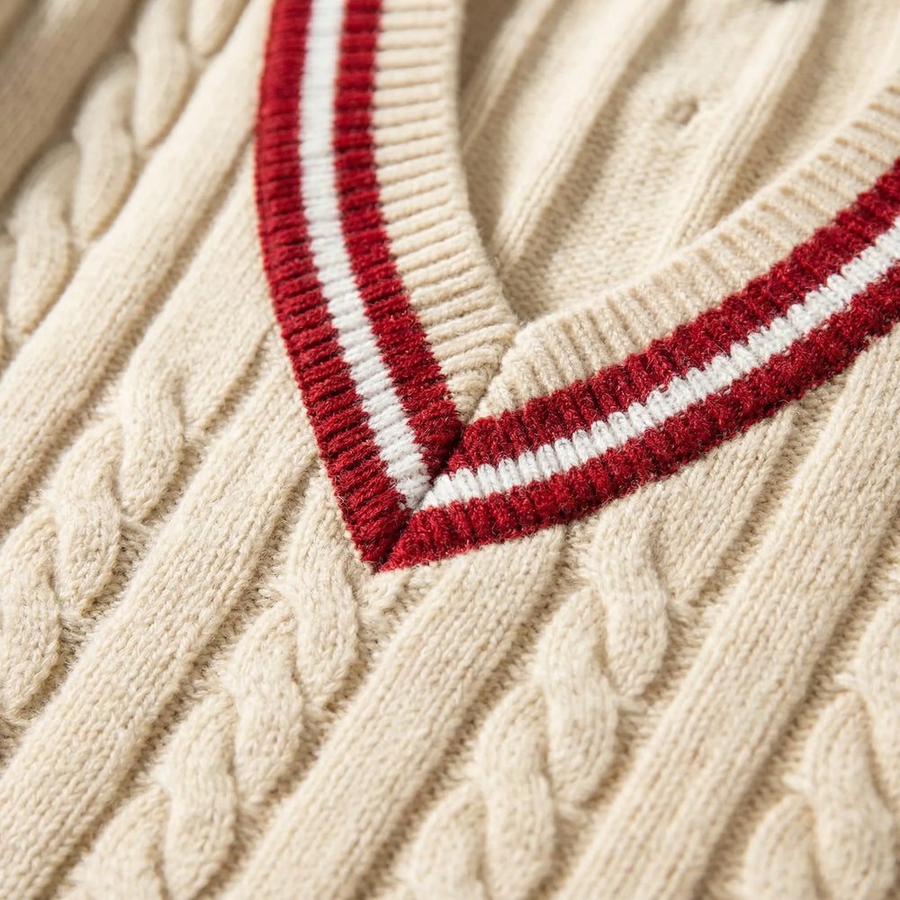 Slim-fit pullover with V-neck - Rocco