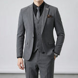 Slim-Fit Three-Piece Suit - Merlin