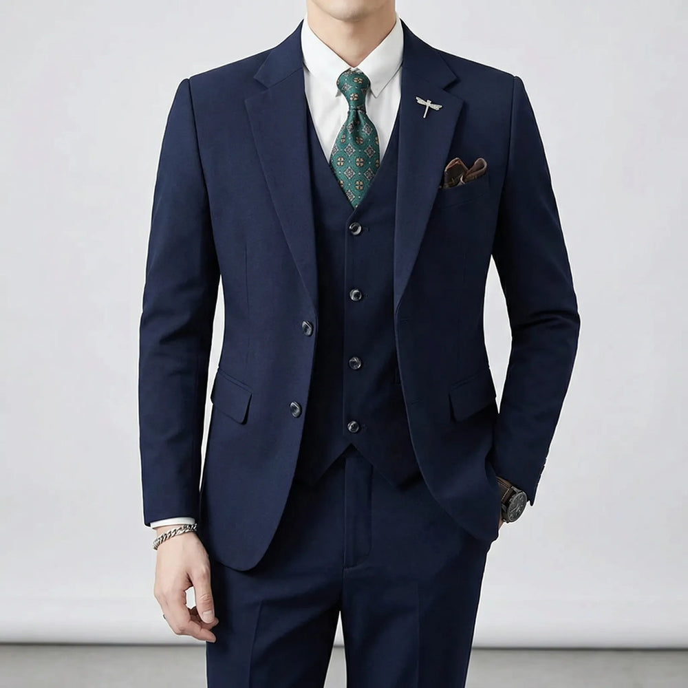 Slim-Fit Three-Piece Suit - Merlin