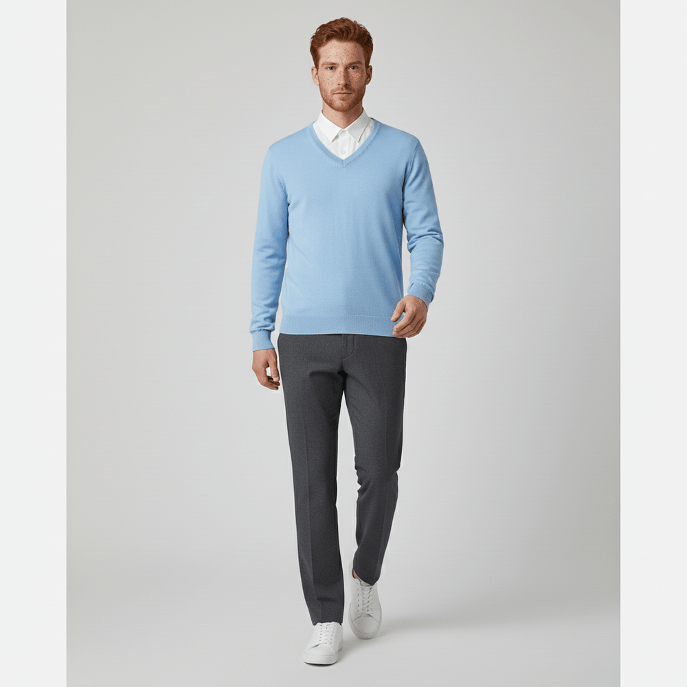 Tommy - Slim-Fit V-Neck Sweater