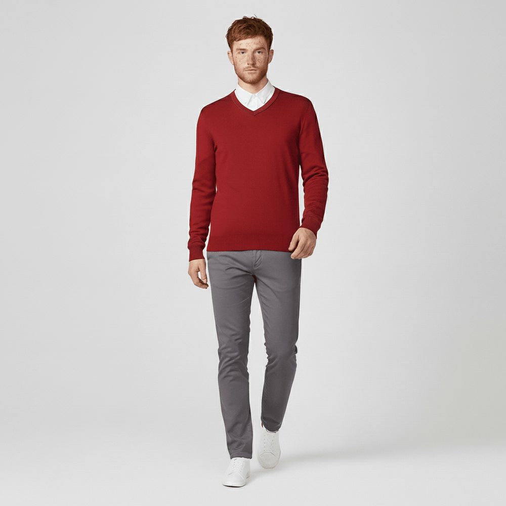 Tommy - Slim-Fit V-Neck Sweater